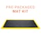 Safe-Flex Antifatigue Mat, 44 inch L x 98 inch W, Black Tiles / Yellow Border RF1BZ3 - alternate 4